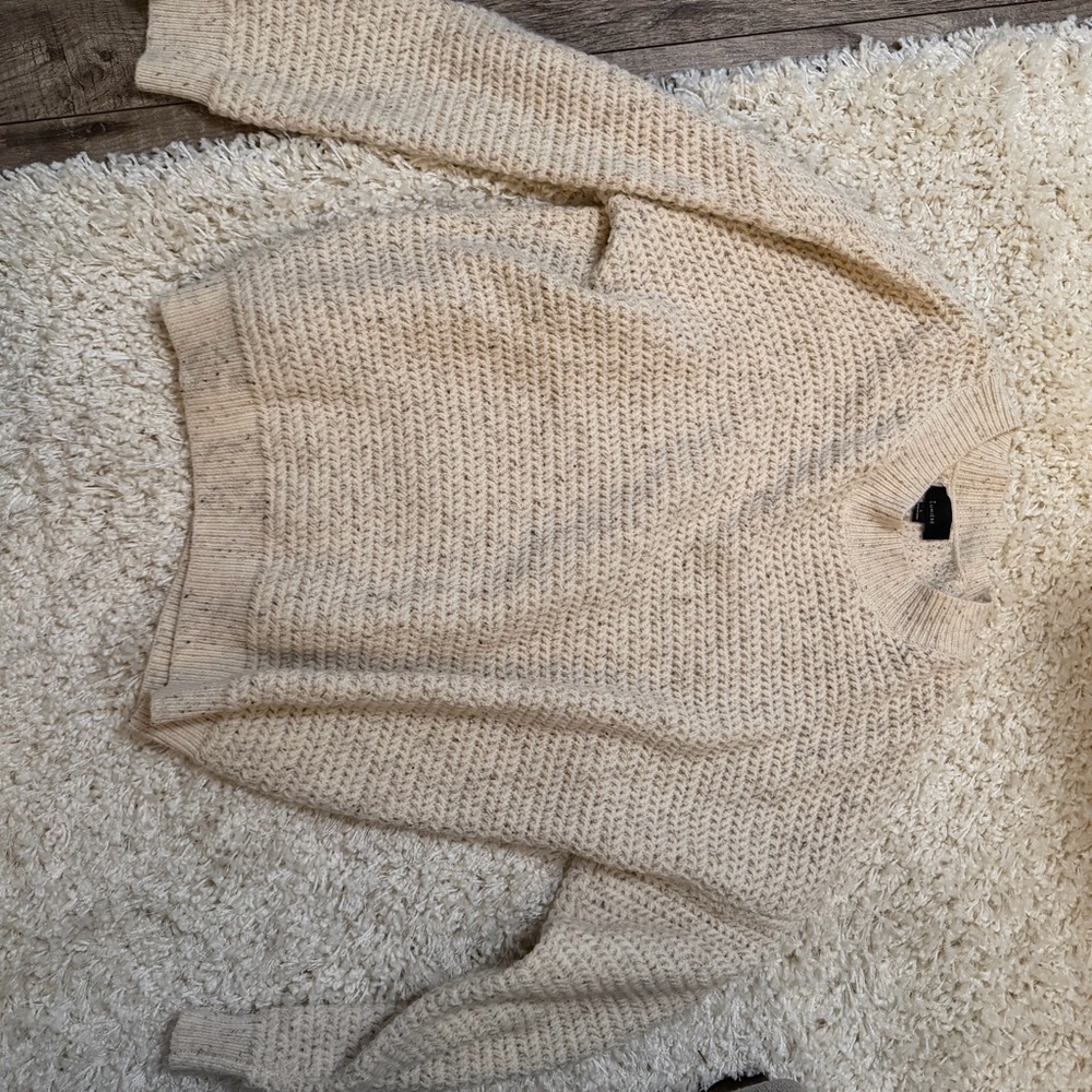 Cozy Cream Knit Sweater